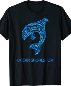 Ocean Shores Washington Native American Orca Killer Whale T-Shirt