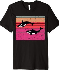 Orca Killer Whale Retro Gift Premium T-Shirt