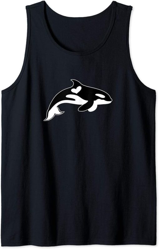 I Love Orcas | Cute Orca Whale T-Shirt Tank Top